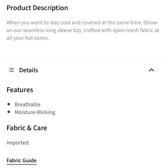 Fabletics Musetta Seamless LS Compression Top - Picture 2 of 10